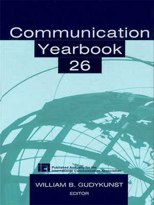 cover image of Communication Yearbook 26